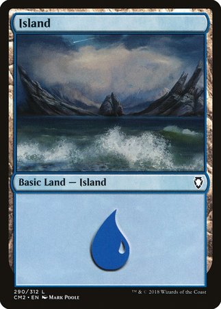 Island (290) [Commander Anthology Volume II] | Good Games Cannington