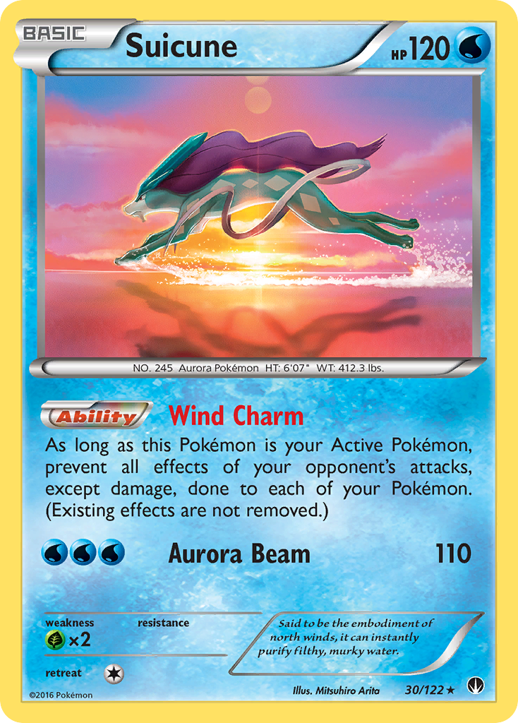 Suicune (30/122) [XY: BREAKpoint] | Good Games Cannington