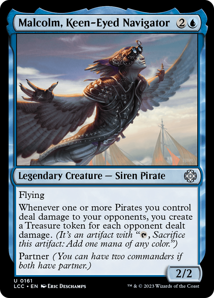 Malcolm, Keen-Eyed Navigator [The Lost Caverns of Ixalan Commander] | Good Games Cannington