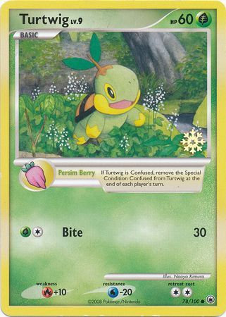 Turtwig (78/100) [Countdown Calendar Promos] | Good Games Cannington