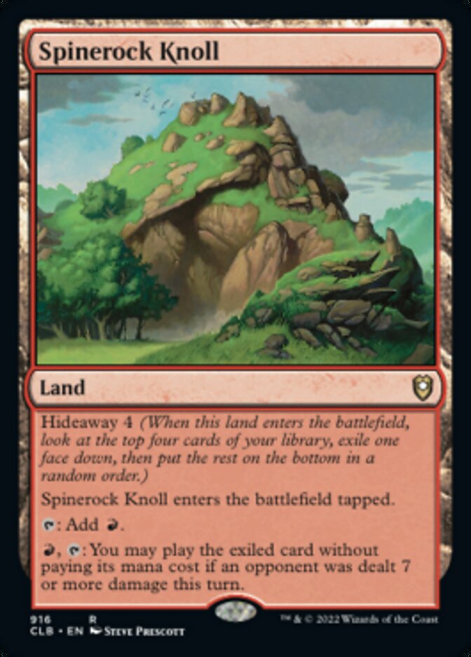 Spinerock Knoll [Commander Legends: Battle for Baldur's Gate] | Good Games Cannington