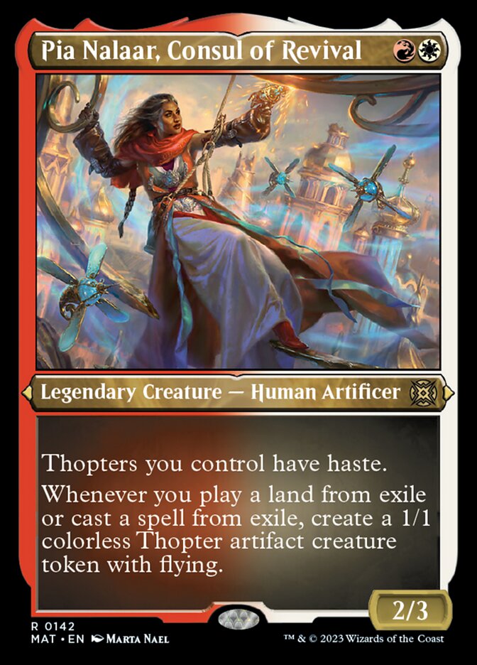Pia Nalaar, Consul of Revival (Foil Etched) [March of the Machine: The Aftermath] | Good Games Cannington