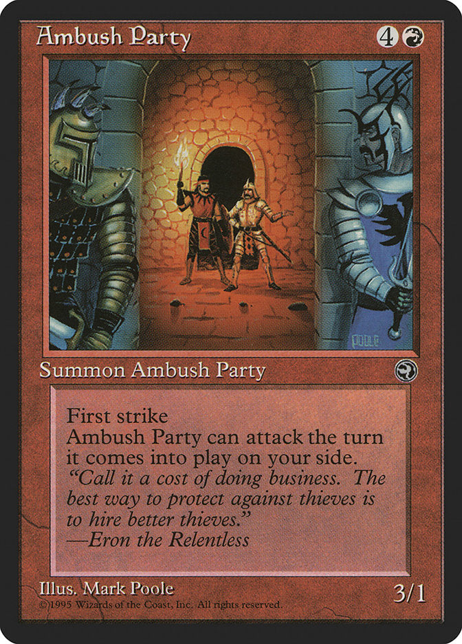 Ambush Party (Eron Flavor Text) [Homelands] | Good Games Cannington