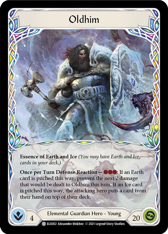 Oldhim // Frostbite [ELE111] (Tales of Aria)  1st Edition Normal | Good Games Cannington