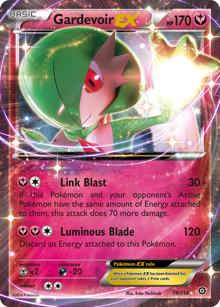 Gardevoir EX (78/114) [XY: Steam Siege] | Good Games Cannington