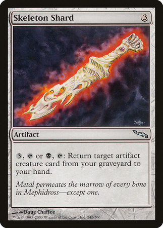 Skeleton Shard [Mirrodin] | Good Games Cannington