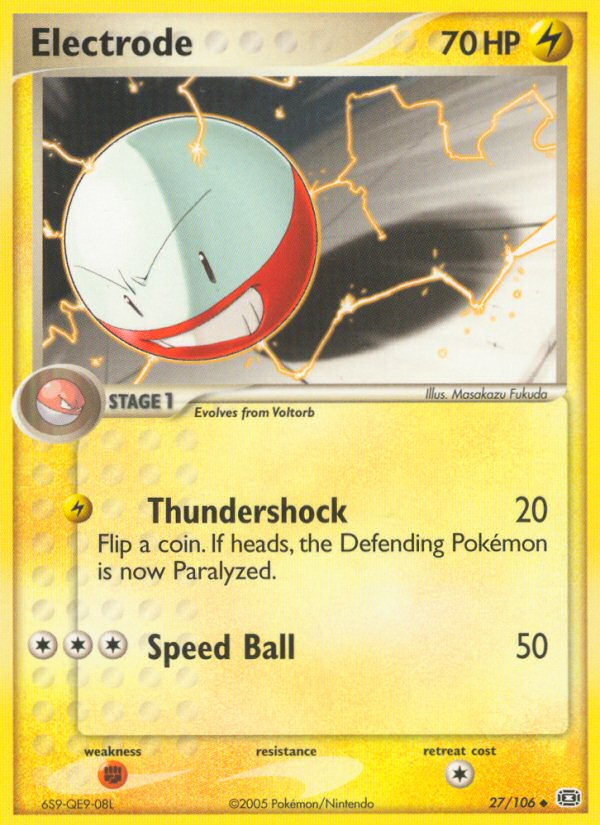 Electrode (27/106) [EX: Emerald] | Good Games Cannington