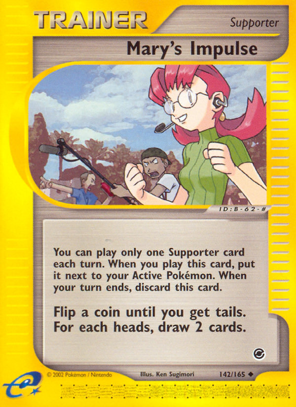 Mary's Impulse (142/165) [Expedition: Base Set] | Good Games Cannington