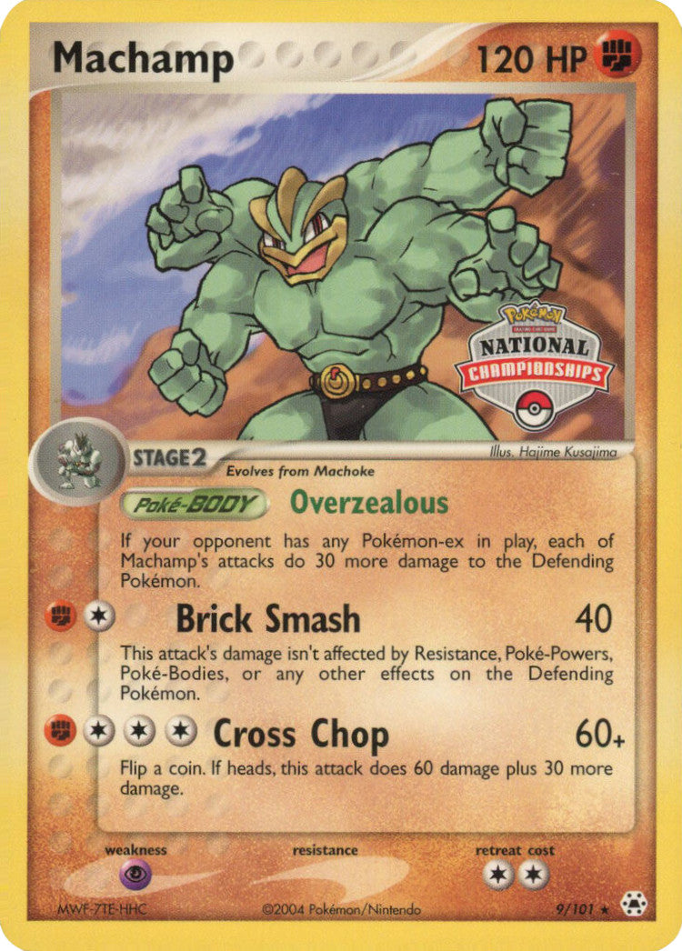 Machamp (9/101) (National Championships Promo) [EX: Hidden Legends] | Good Games Cannington