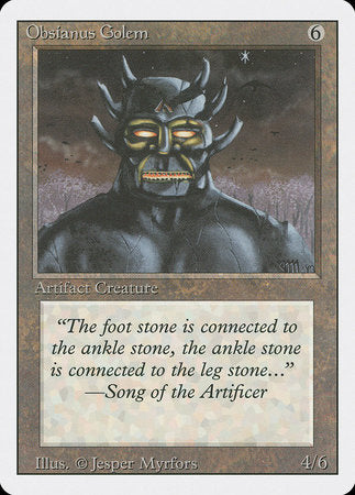 Obsianus Golem [Revised Edition] | Good Games Cannington