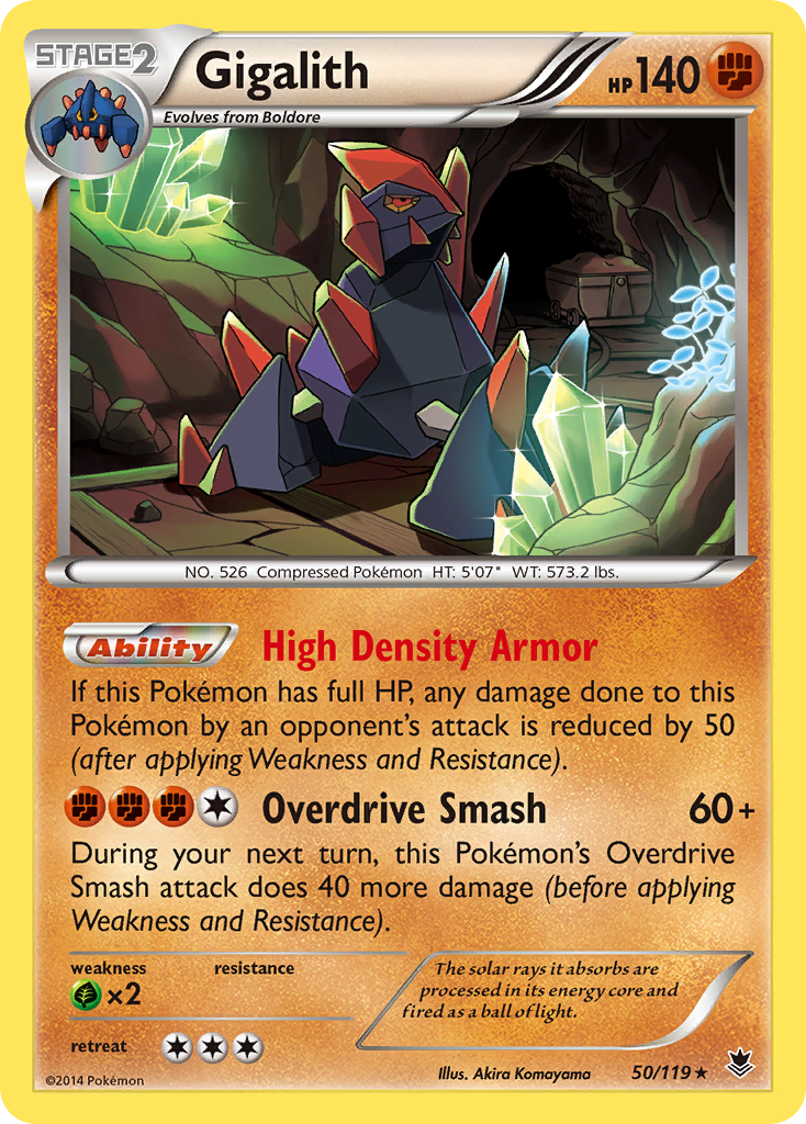 Gigalith (50/119) [XY: Phantom Forces] | Good Games Cannington