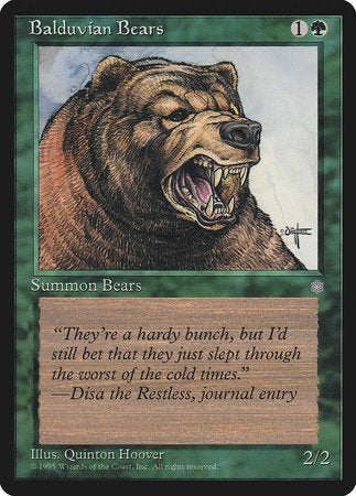 Balduvian Bears [Ice Age] | Good Games Cannington