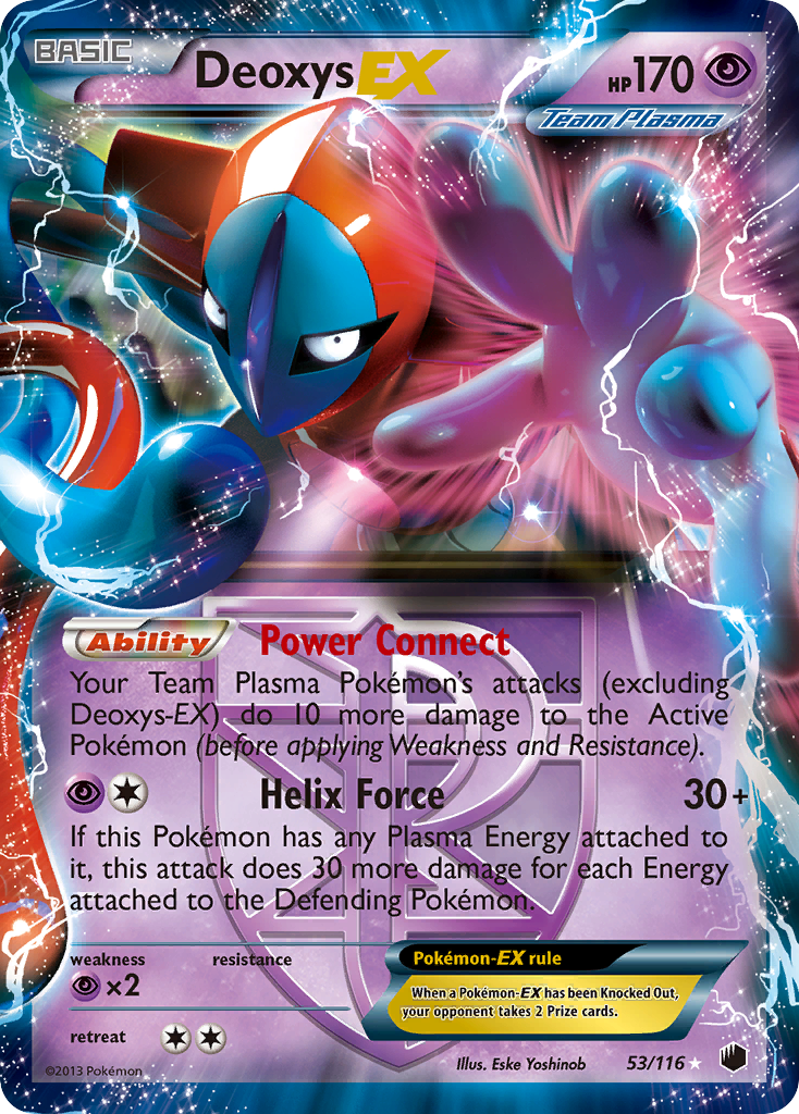 Deoxys EX (53/116) [Black & White: Plasma Freeze] | Good Games Cannington