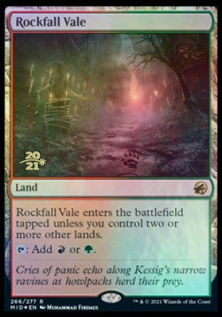 Rockfall Vale [Innistrad: Midnight Hunt Prerelease Promos] | Good Games Cannington