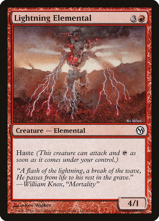 Lightning Elemental [Duels of the Planeswalkers] | Good Games Cannington