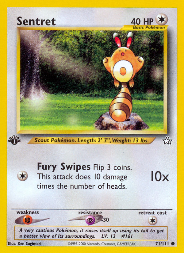 Sentret (71/111) [Neo Genesis 1st Edition] | Good Games Cannington