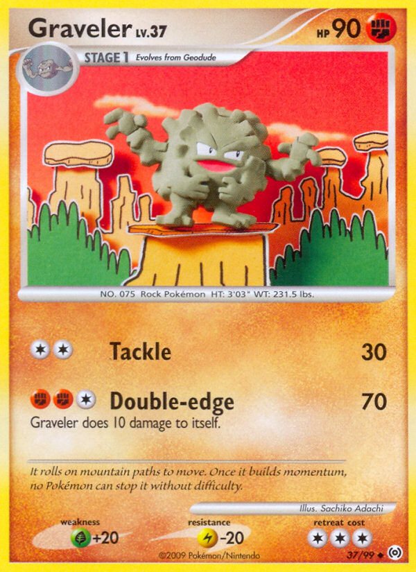 Graveler (37/99) [Platinum: Arceus] | Good Games Cannington