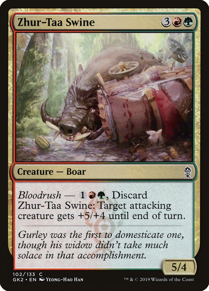 Zhur-Taa Swine [Ravnica Allegiance Guild Kit] | Good Games Cannington