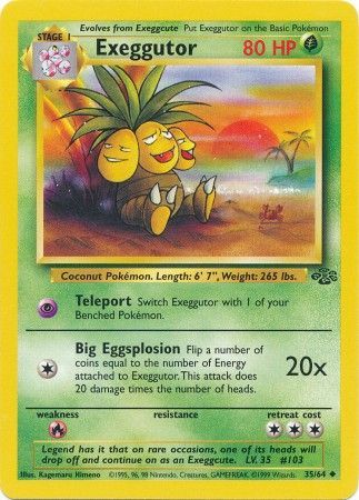 Exeggutor (35/64) [Jungle Unlimited] | Good Games Cannington