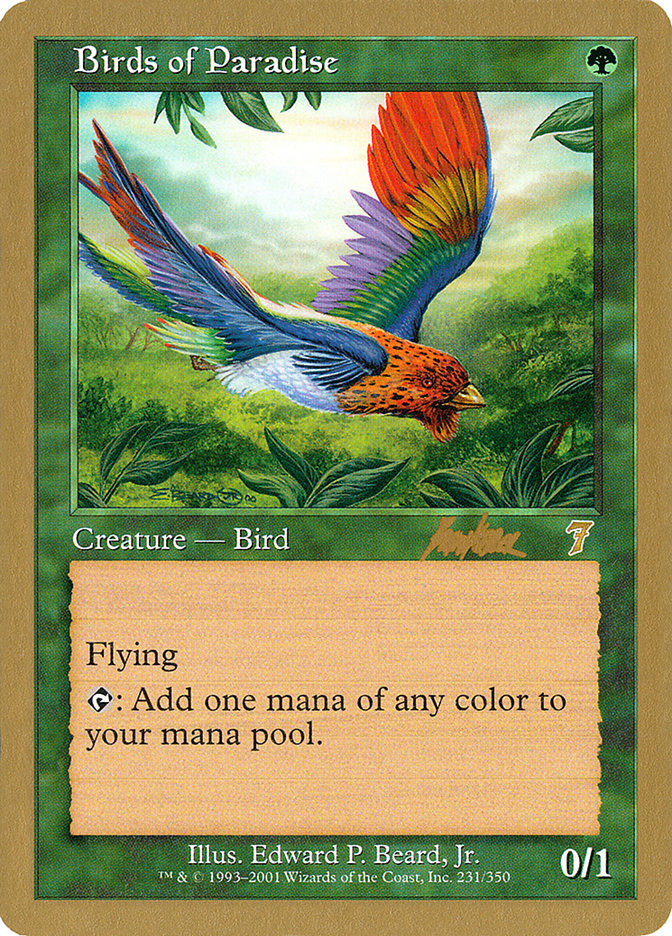 Birds of Paradise (Brian Kibler) [World Championship Decks 2002] | Good Games Cannington