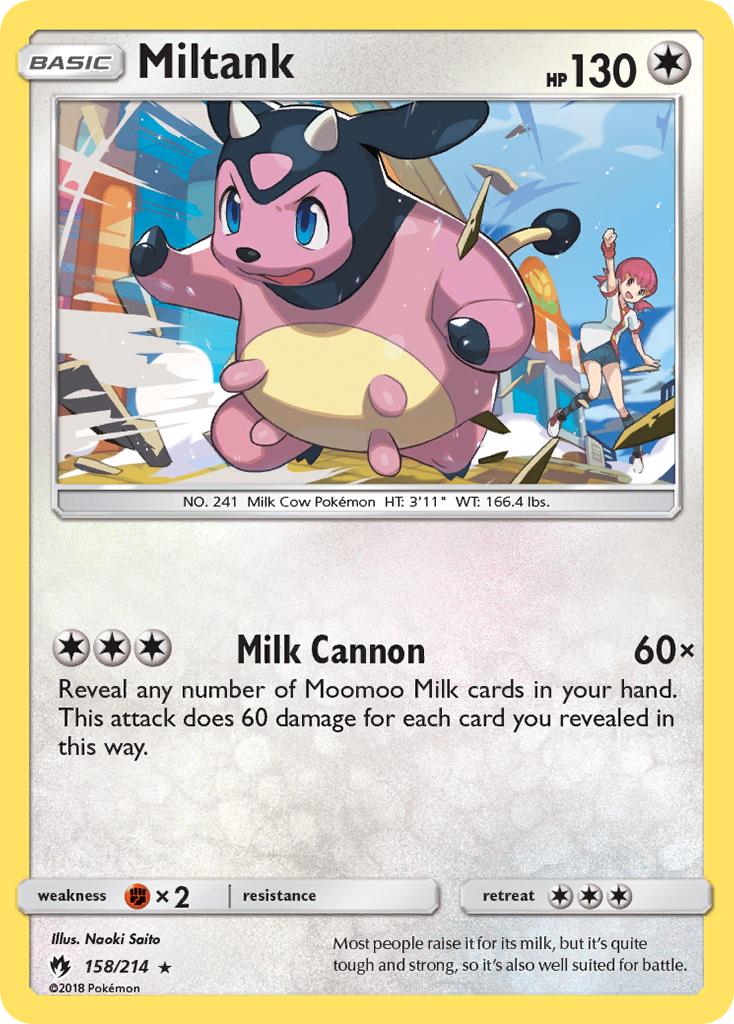 Miltank (158/214) [Sun & Moon: Lost Thunder] | Good Games Cannington