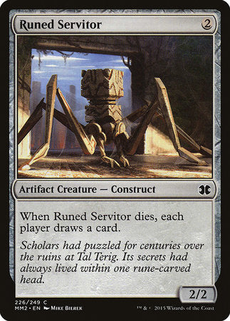 Runed Servitor [Modern Masters 2015] | Good Games Cannington