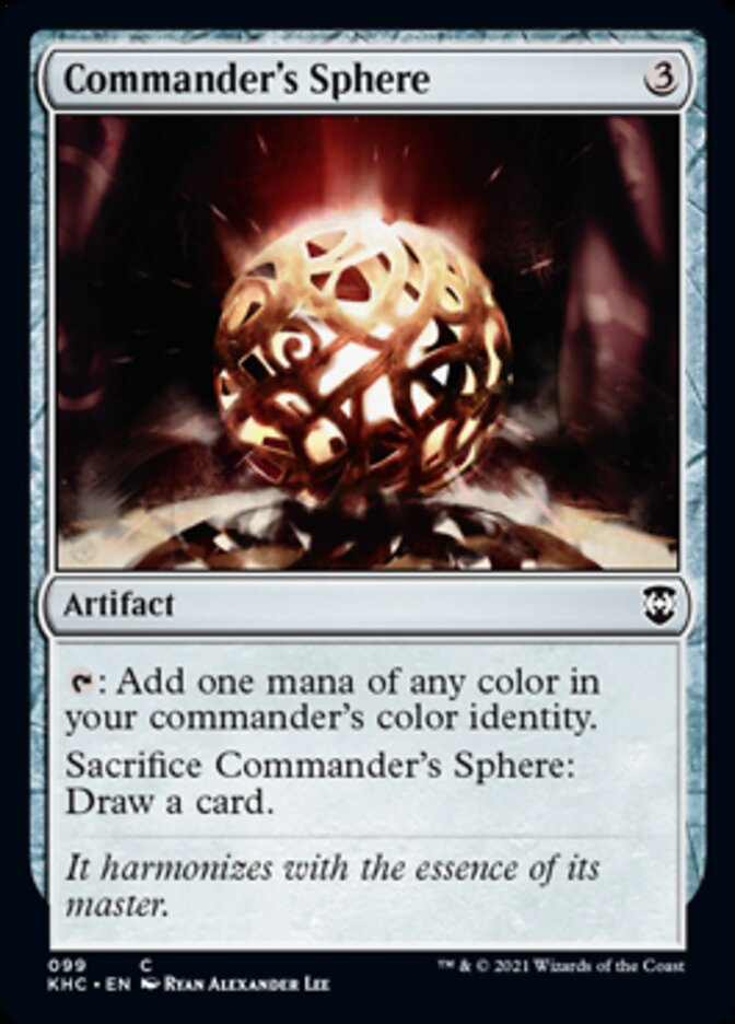 Commander's Sphere [Kaldheim Commander] | Good Games Cannington
