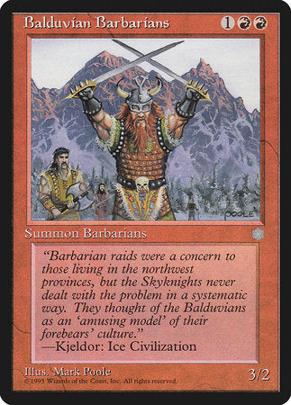 Balduvian Barbarians [Ice Age] | Good Games Cannington