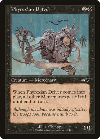 Phyrexian Driver [Nemesis] | Good Games Cannington