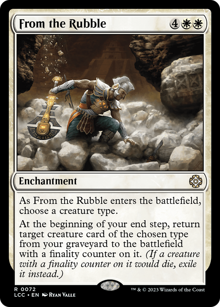 From the Rubble [The Lost Caverns of Ixalan Commander] | Good Games Cannington