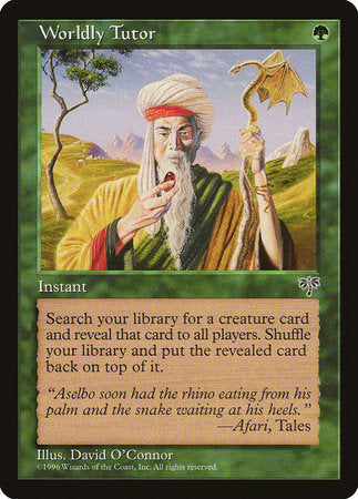 Worldly Tutor [Mirage] | Good Games Cannington
