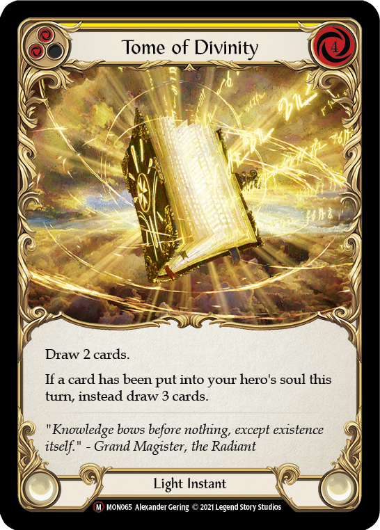 Tome of Divinity [U-MON065-RF] Unlimited Rainbow Foil | Good Games Cannington