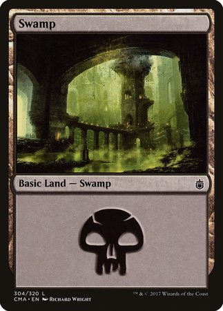 Swamp (304) [Commander Anthology] | Good Games Cannington