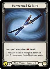 Harmonized Kodachi // Rhinar, Reckless Rampage [WTR078-T // WTR001-T] Alpha Print Normal | Good Games Cannington