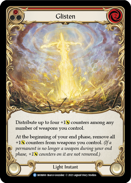 Glisten (Red) [MON069] 1st Edition Normal | Good Games Cannington