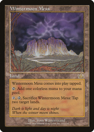 Wintermoon Mesa [Prophecy] | Good Games Cannington