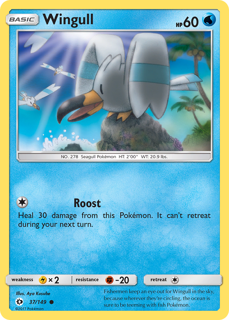 Wingull (37/149) [Sun & Moon: Base Set] | Good Games Cannington