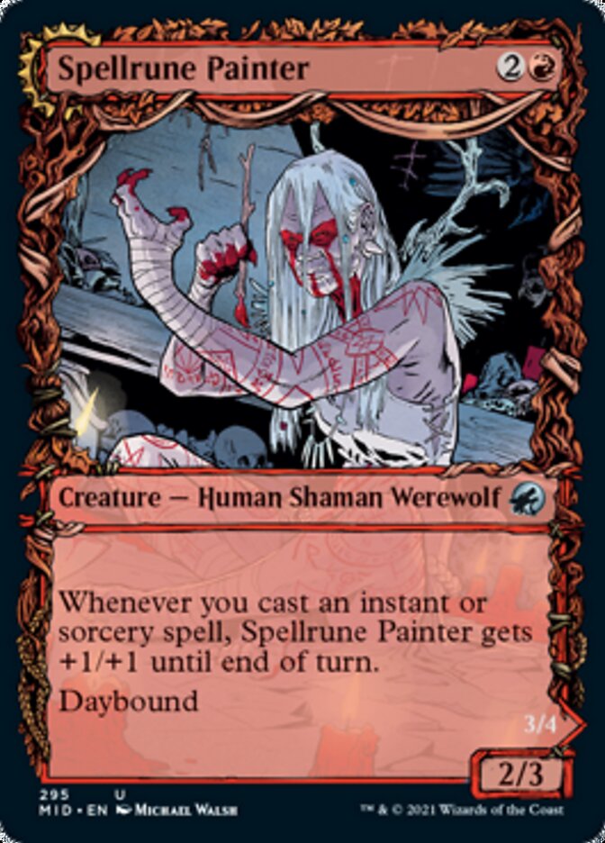 Spellrune Painter // Spellrune Howler (Showcase Equinox) [Innistrad: Midnight Hunt] | Good Games Cannington