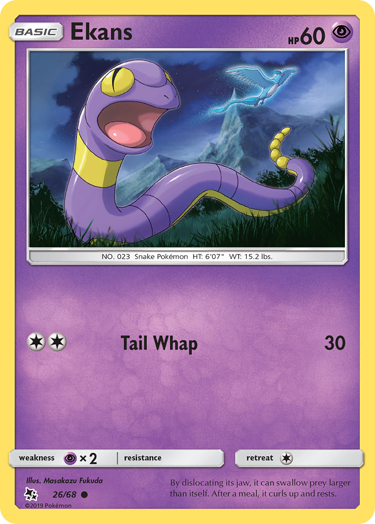 Ekans (26/68) [Sun & Moon: Hidden Fates] | Good Games Cannington