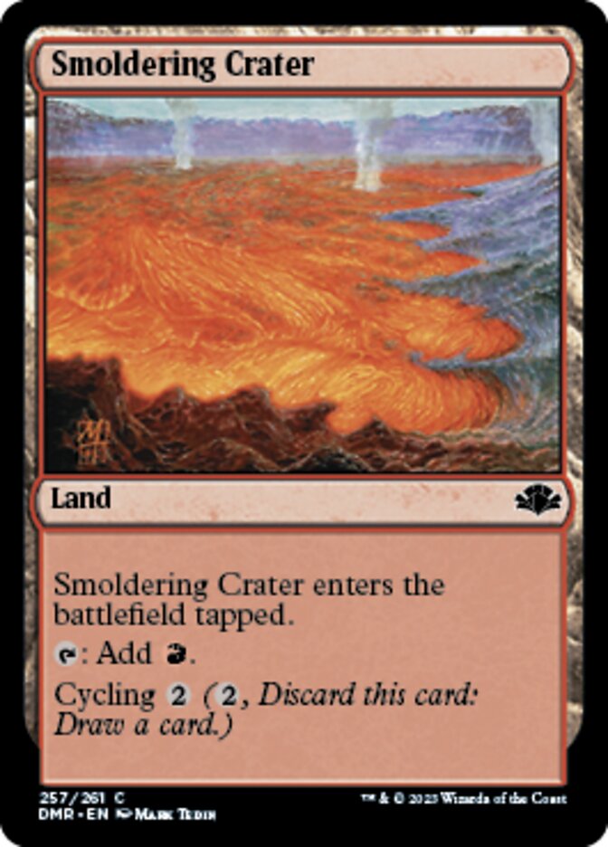 Smoldering Crater [Dominaria Remastered] | Good Games Cannington