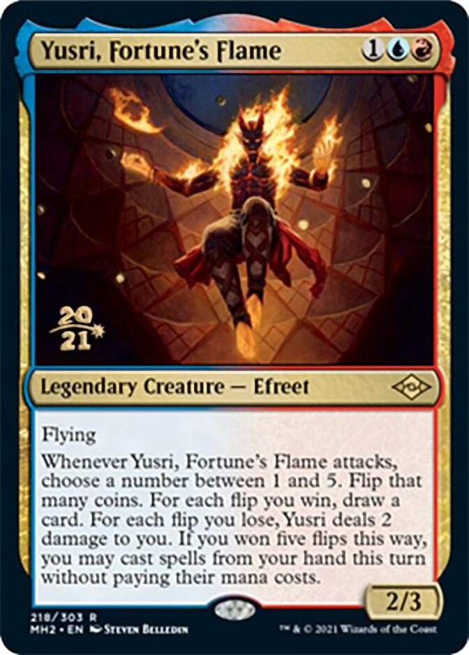 Yusri, Fortune's Flame [Modern Horizons 2 Prerelease Promos] | Good Games Cannington