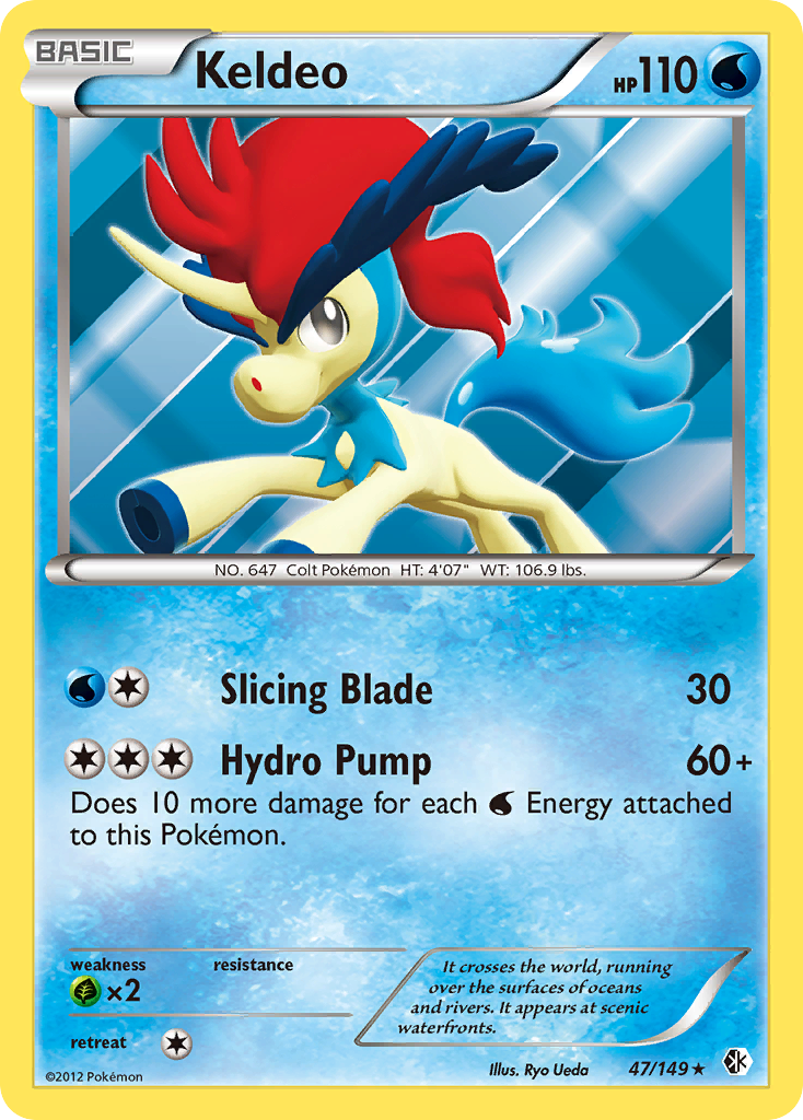 Keldeo (47/149) [Black & White: Boundaries Crossed] | Good Games Cannington