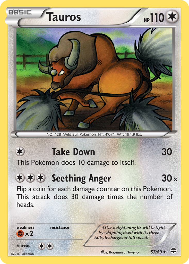 Tauros (57/83) [XY: Generations] | Good Games Cannington