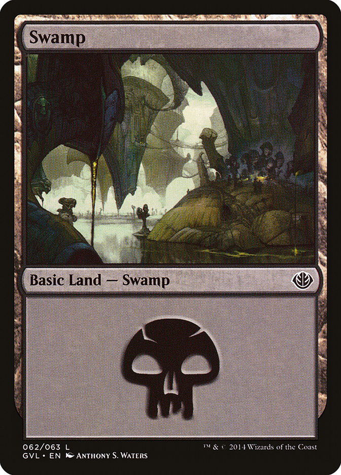 Swamp (62) (Garruk vs. Liliana) [Duel Decks Anthology] | Good Games Cannington
