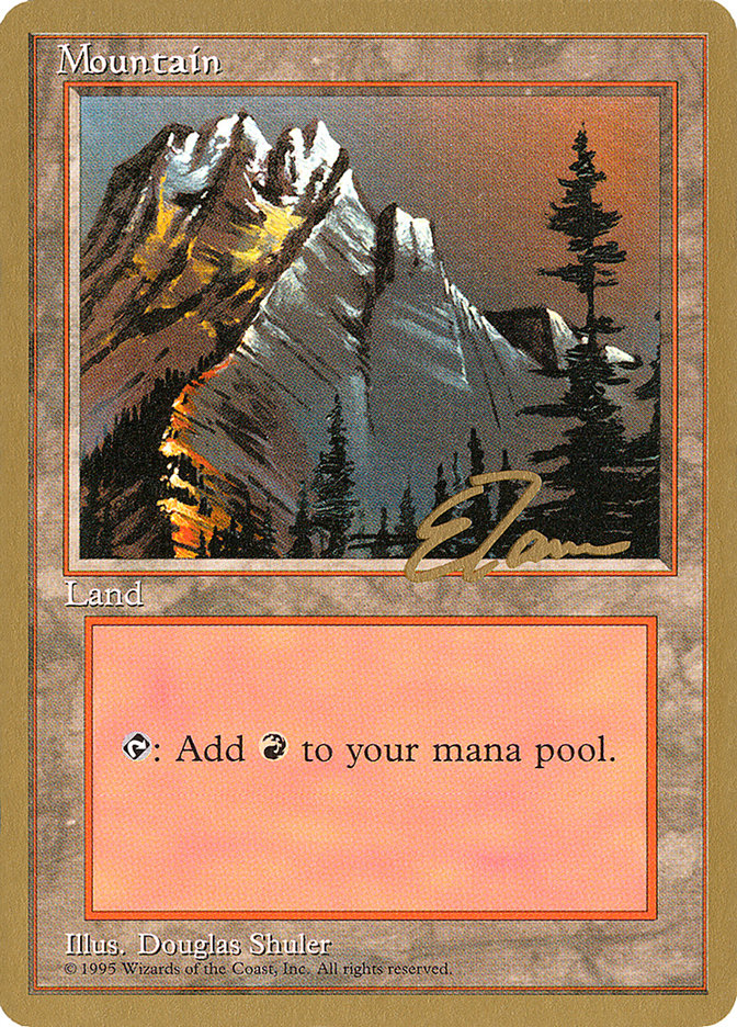 Mountain (et373) (Eric Tam) [Pro Tour Collector Set] | Good Games Cannington