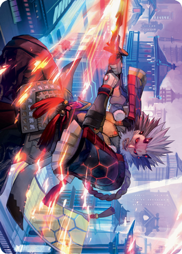 Isshin, Two Heavens as One 2 Art Card [Kamigawa: Neon Dynasty Art Series] | Good Games Cannington