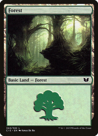 Forest (342) [Commander 2015] | Good Games Cannington