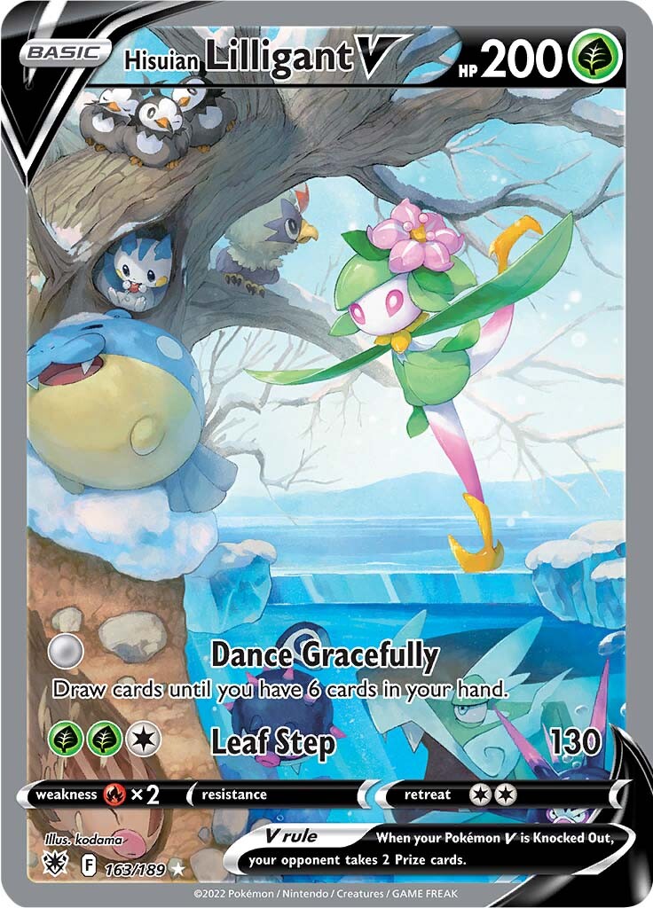 Hisuian Lilligant V (163/189) [Sword & Shield: Astral Radiance] | Good Games Cannington