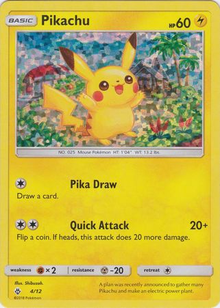 Pikachu (4/12) [McDonald's Promos: 2018 Collection] | Good Games Cannington