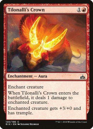 Tilonalli's Crown [Rivals of Ixalan] | Good Games Cannington